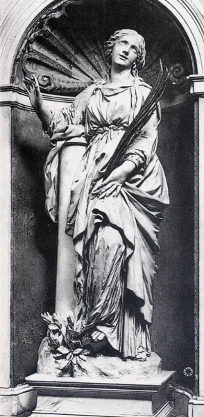 Gianlorenzo Bernini. Santa Bibiana. 1624-26. Marmo bianco. Roma, Chiesa di Santa Bibiana