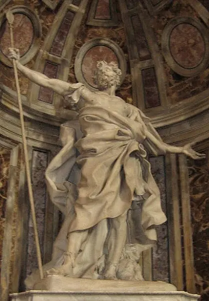 Gianlorenzo Bernini. San Longino. 1628-38. Marmo. Roma, Basilica di San Pietro.
