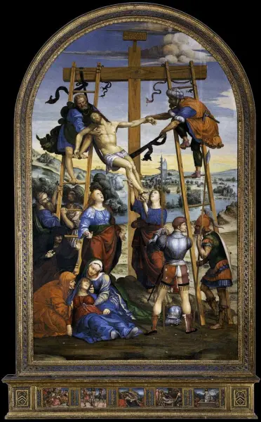 Giovanni Antonio Bazzi detto il Sodoma. Deposizione. 1510 ca. Siena, Museo Civico.