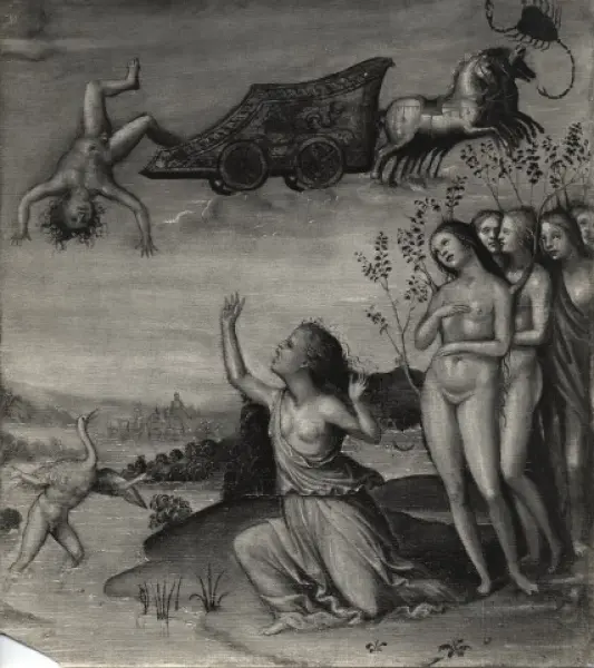 Giovanni Antonio Bazzi, detto il Sodoma. Caduta di Fetonte.1505 ca. Worcester Art Museum
