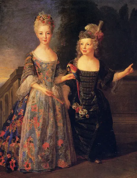 Alexis-Simon Belle. Mademoiselle de Béthisy e suo fratello Eugéne-Eléonore de Béthisy. 1715 ca. cm. 114X113. Musei Nazionali di Francia. Castello di Versailles
