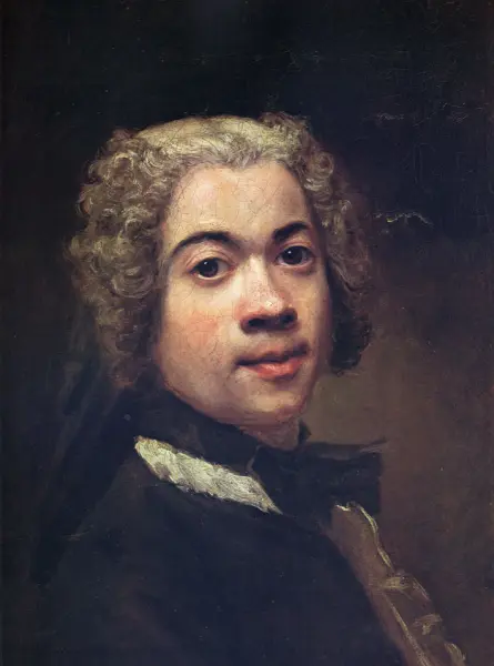 Jean-Etienne Liotard. Autoritratto. 1733. Olio su tela. Ginevra. Coll. Salmanowitz
L'artista indossa il solitaire