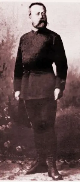 Gustav Jäger in una foto d'epoca