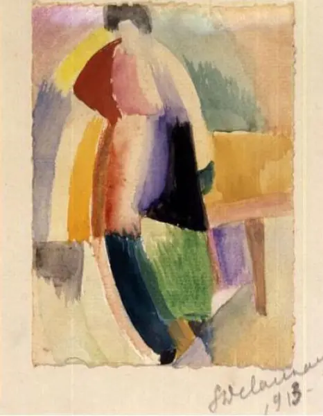 Sonia Delaunay. Abito simultaneo. Figurino 1913