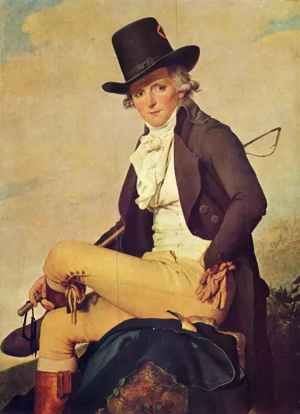 Jacques-Louis David. Ritratto di Monsieur Sérizat. 1795. Olio su tela. Parigi, Louvre