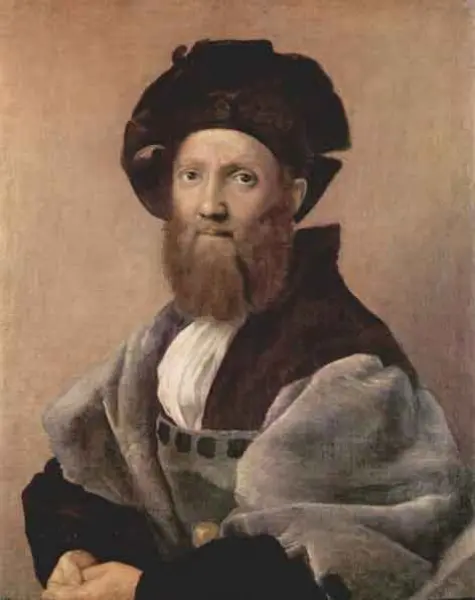 Raffaello Sanzio. Ritratto di Baldassar Castiglione. 1514-15. Olio su tavola. Parigi, Louvre.