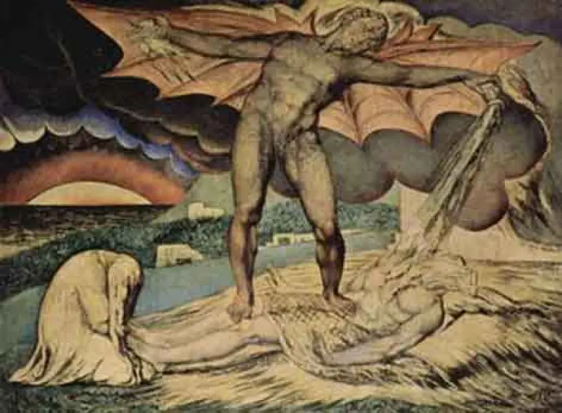 William Blake Satana. 1826-27. Incisione. Londra, Tate Gallery