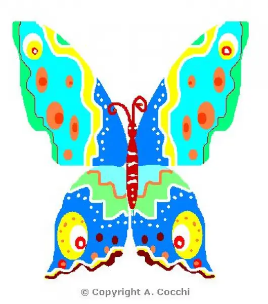 A. Cocchi. Farfazzurraverde. Clip art jpg