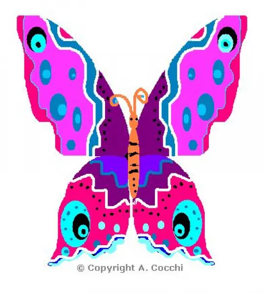 A. Cocchi. Farfaviolarosa. Clip art jpg