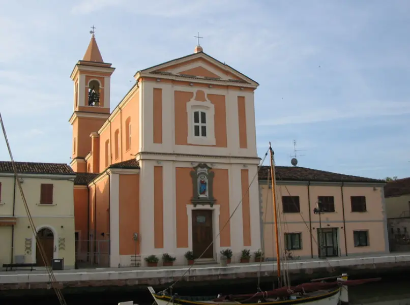 Pietro Bastoni. Chiesa di San Giacomo Apostolo. 1763. Facciata. Cesenatico.
