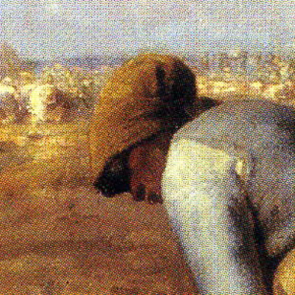 Jean-Françoise Millet. Le spigolatrici. 1857. Part. Olio su tela. cm.111X83,5. Parigi, Museo d'Orsay