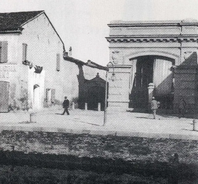 Amilcare Zavatti. Pescheria. 1911. Cesenatico. (foto del 1912)