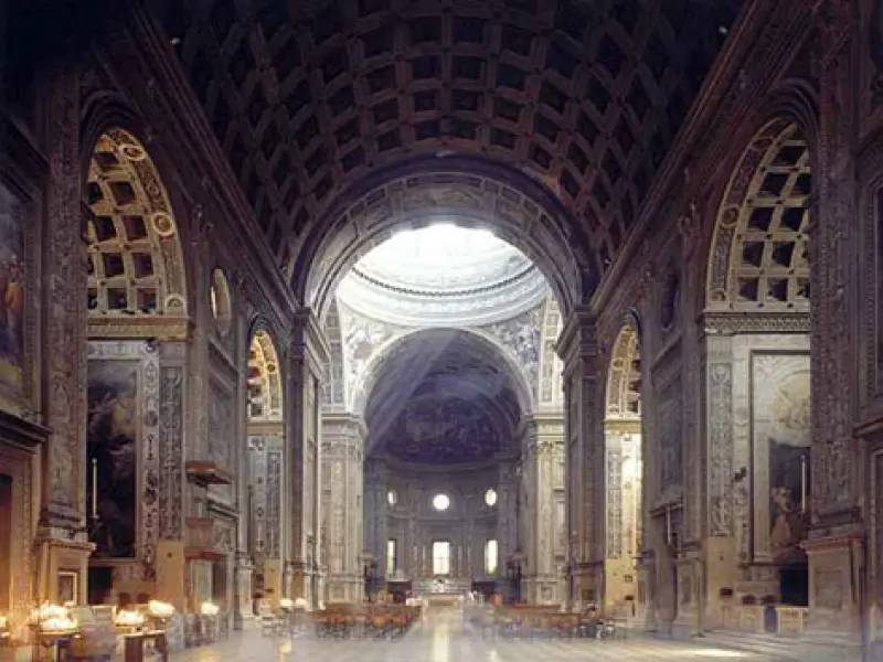 Leon Battista Alberti. Sant'Andrea. Interno. 1470. Mantova.