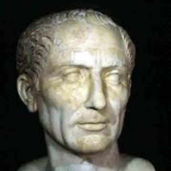 <p>Busto di Cesare. 124 a. C. Marmo. <br />Museo Archeologico Nazionale, Napoli.</p>