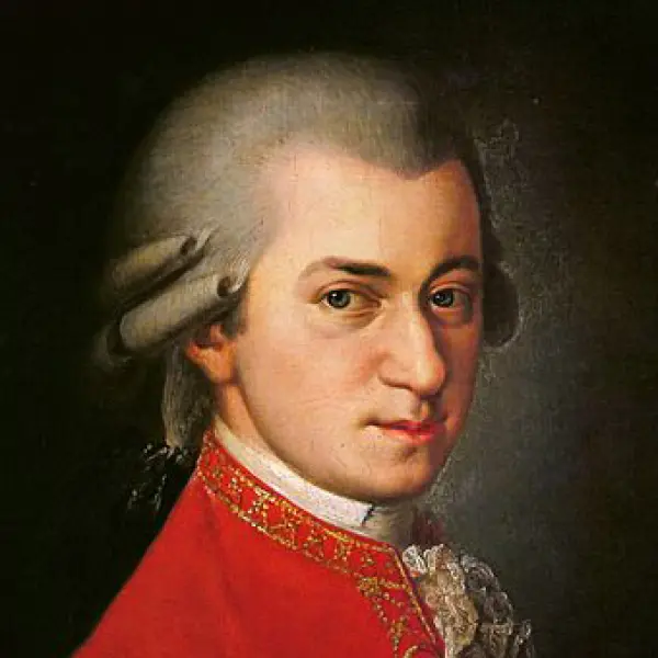 <p>Barbara Kraft. <em>Ritratto di W. A. Mozart</em>. 1818. Dett. Olio su tela. </p>