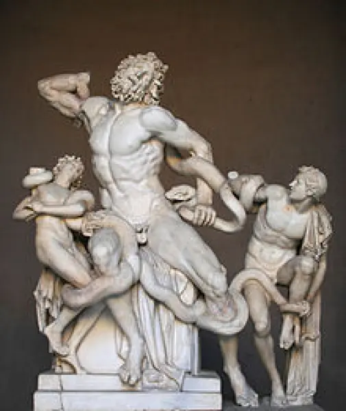 <p>Agesandro, Atanodoro, Polidoro da Rodi. Laocoonte. I sec. a. C. Marmo. h 242 cm. Museo Pio-Clementino Roma, Vaticano. </p>
