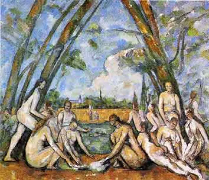 Paul Cézanne. Le grandi bagnanti I. 1898-1905. Olio su tela. Filadelfia, Museum of Art