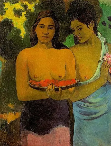 Paul Gauguin. Due donne tahitiane. 1899. Olio su tela. cm. 94X73. New York, Metropolitan Museum