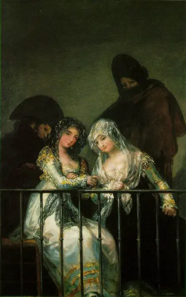 Francisco Goya. Majas al balcone. 1805-12. Olio su tela. cm. 195X125,5 New York, Metropolitan Museum of Art