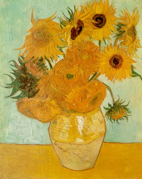 Vincent Van Gogh. Vaso con Girasoli. 1888. Olio su tela. cm. 93X73 Londra, National Gallery