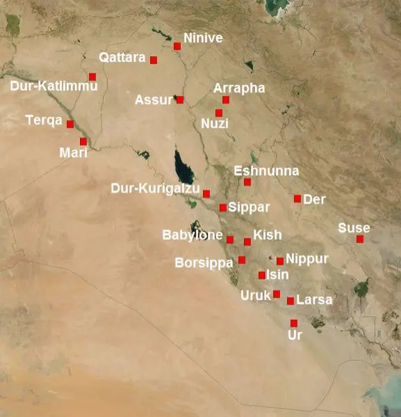La Mesopotamia nel II millennio a. C.