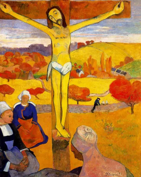Paul Gauguin. Il Cristo giallo. 1889. Olio su tela. cm. 92X73. Buffalo, Albright-Knox Art Gallery